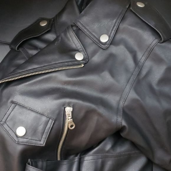 ⭐HP⭐ Kids biker style jacket size 5 - Picture 7 of 8